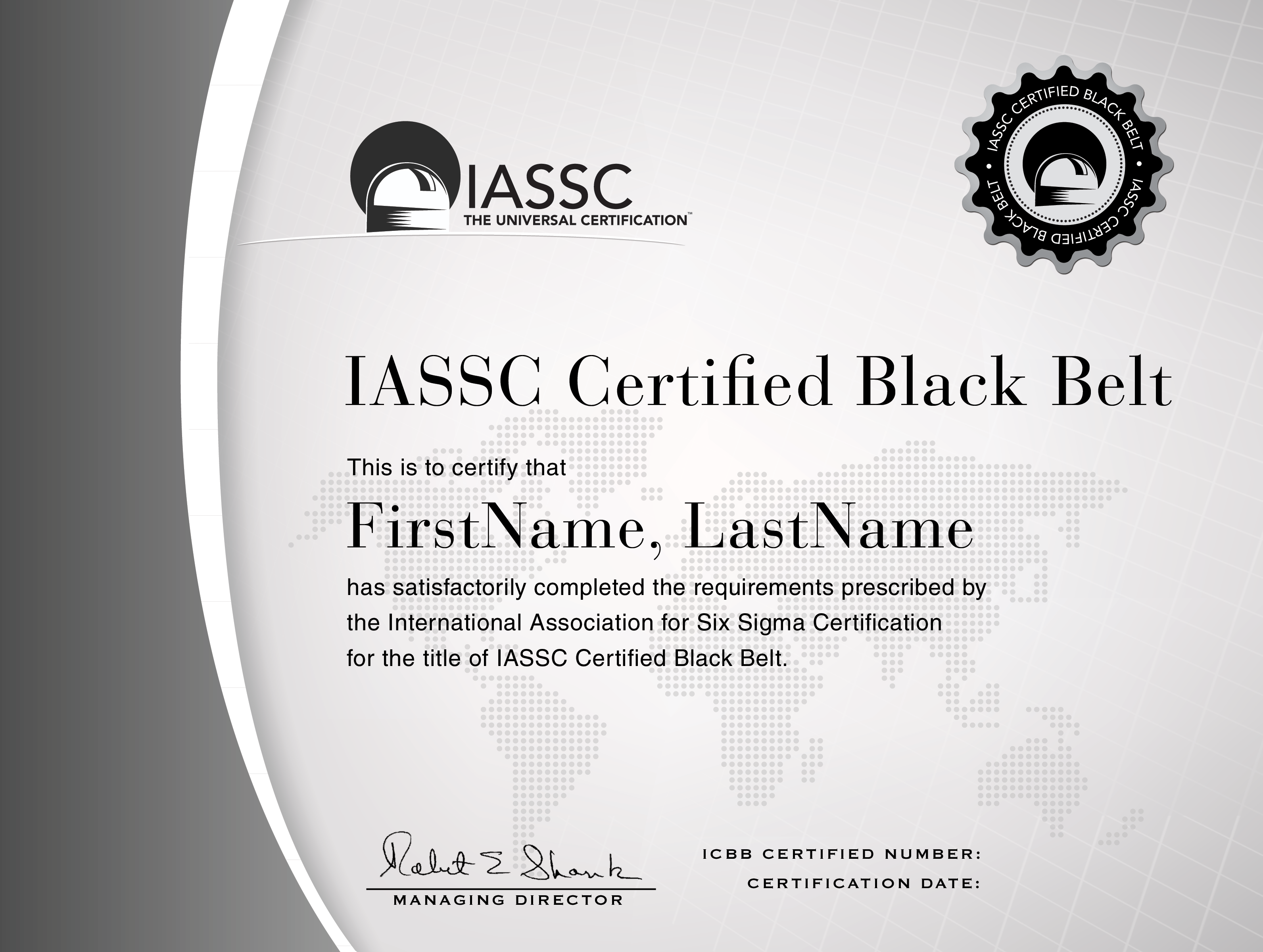 Iassc lean six sigma green belt body of knowledge pdf With Green Belt Certificate Template